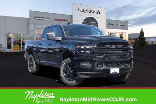 Diamond Black Crystal Pearlcoat 2025 RAM 2500 Laramie Crew Cab 4x4 6'4' Box