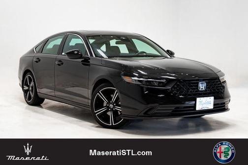 Crystal Black Pearl 2024 Honda Accord Hybrid Sport