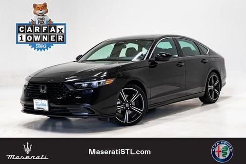 Crystal Black Pearl 2024 Honda Accord Hybrid Sport