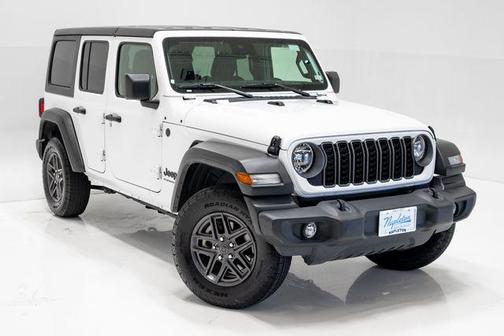 Bright White Clearcoat 2025 Jeep Wrangler Sport S