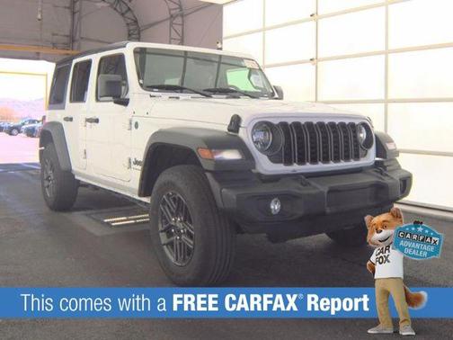 Bright White Clearcoat 2025 Jeep Wrangler Sport S