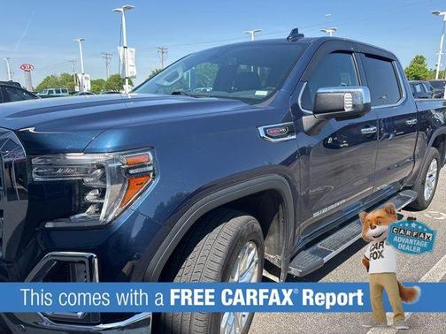 Pacific Blue Metallic 2019 GMC Sierra 1500 SLT