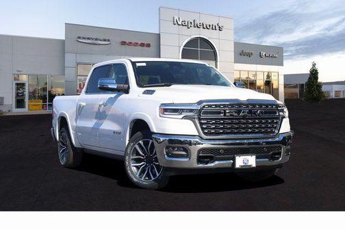 Ivory White Tri-Coat Pearlcoat 2026 RAM 1500 Longhorn