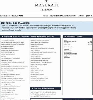 2021 Maserati Ghibli S Q4 GranLusso