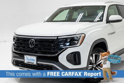 Pure White 2024 Volkswagen Atlas Cross Sport 2.0T SE