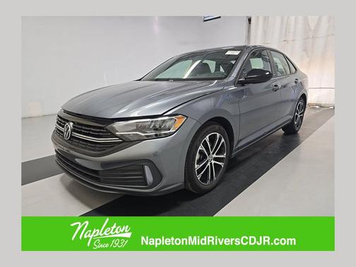 Platinum Gray Metallic 2023 Volkswagen Jetta 1.5T Sport