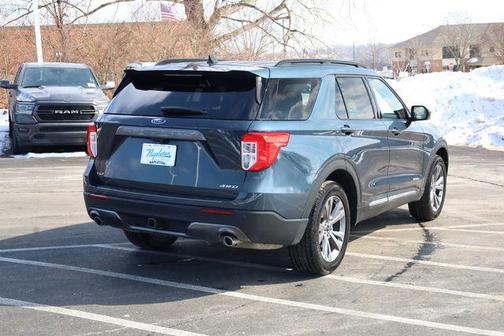 Stone Blue Metallic 2023 Ford Explorer XLT