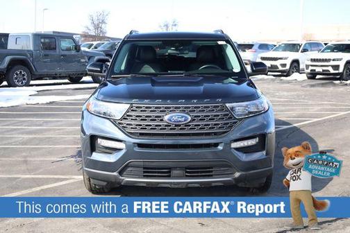 Stone Blue Metallic 2023 Ford Explorer XLT