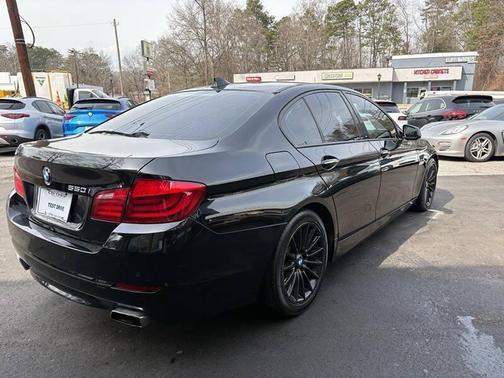 Black 2011 BMW 550 550i 4dr Sedan