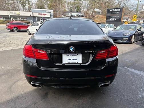 Black 2011 BMW 550 550i 4dr Sedan
