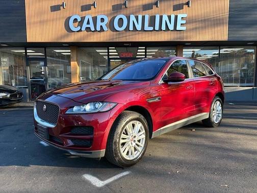 Red 2017 Jaguar F-PACE 35t Prestige