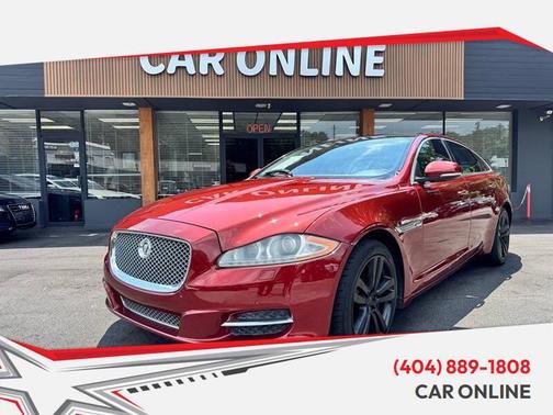 Burgundy 2011 Jaguar XJ L