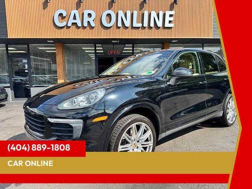 Black 2017 Porsche Cayenne Platinum Edition