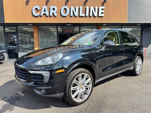 Black 2017 Porsche Cayenne Platinum Edition