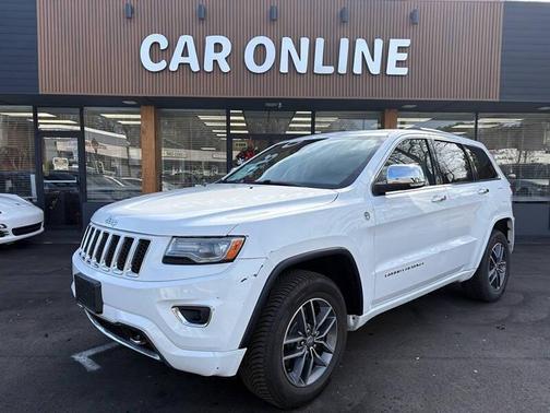 Bright White Clearcoat 2014 Jeep Grand Cherokee Overland