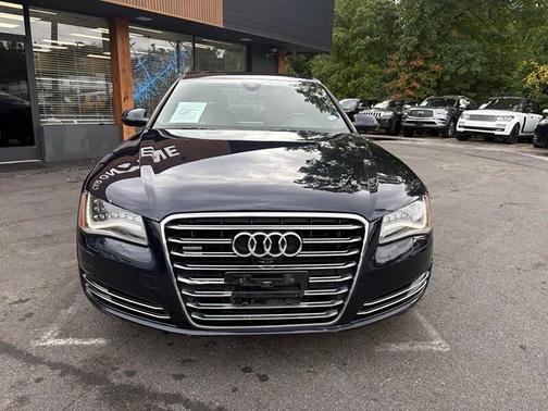 Emerald Black Metallic 2013 Audi A8 L 4.0T