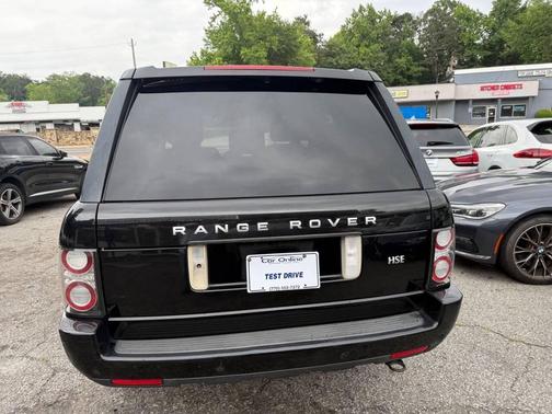 Black 2012 Land Rover Range Rover HSE