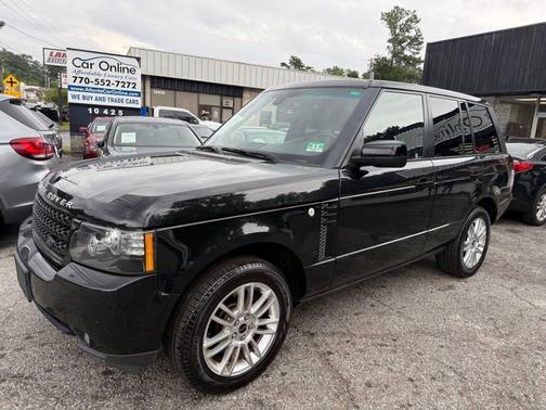 Black 2012 Land Rover Range Rover HSE