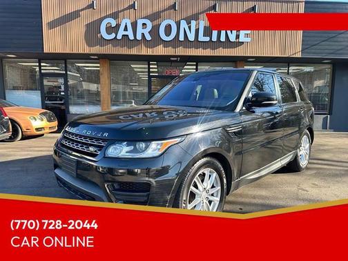 Black 2016 Land Rover Range Rover Sport Supercharged SE