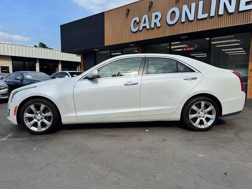Crystal White Tricoat 2016 Cadillac ATS 2.0L Turbo Luxury