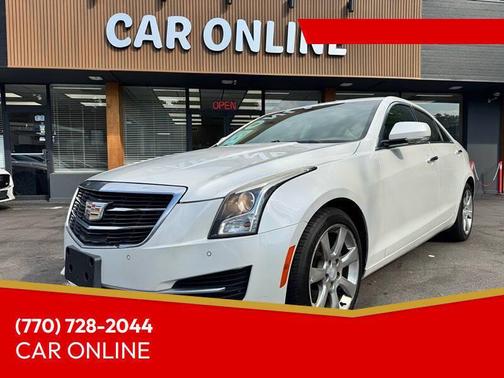 Crystal White Tricoat 2016 Cadillac ATS 2.0L Turbo Luxury