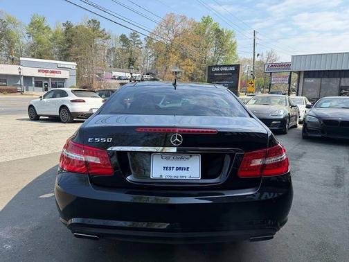 Black 2012 Mercedes-Benz E-Class E 550 2dr Coupe