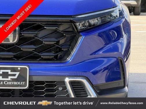 Blue 2025 Honda CR-V Hybrid Sport Touring AWD