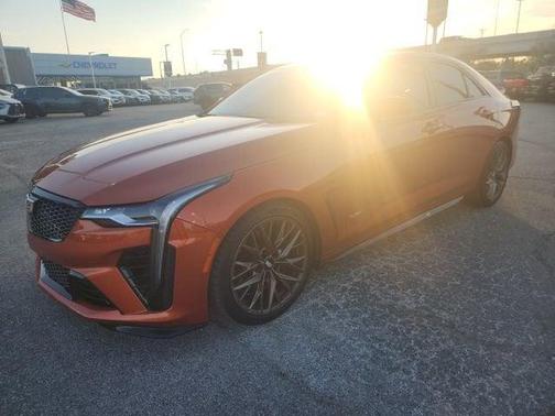 Blaze Orange Metallic 2023 Cadillac CT4-V V-Series Blackwing