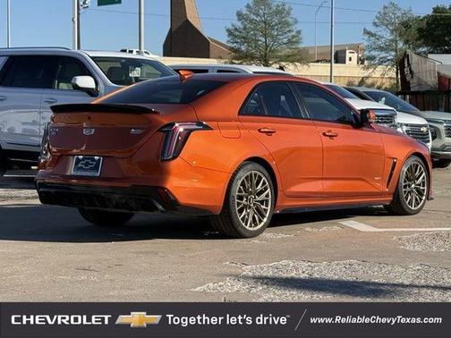 Blaze Orange Metallic 2023 Cadillac CT4-V V-Series Blackwing