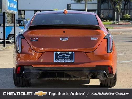 Blaze Orange Metallic 2023 Cadillac CT4-V V-Series Blackwing