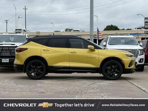 Nitro Yellow Metallic 2022 Chevrolet Blazer RS