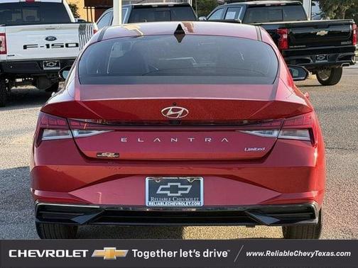 Calypso Red 2023 Hyundai ELANTRA Limited