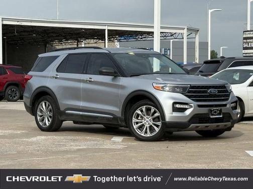 ICONIC SILVER METALLIC 2021 Ford Explorer XLT