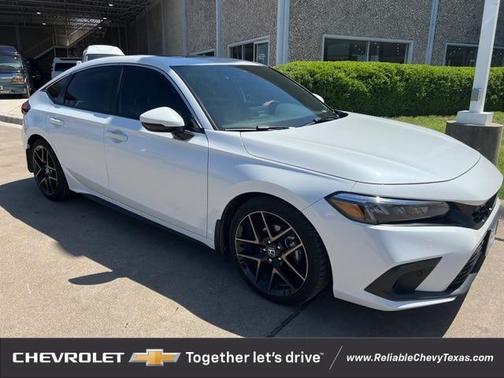 Platinum White Pearl 2023 Honda Civic Sport Touring