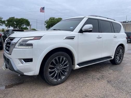 Aspen White Tricoat 2023 Nissan Armada Platinum 2WD