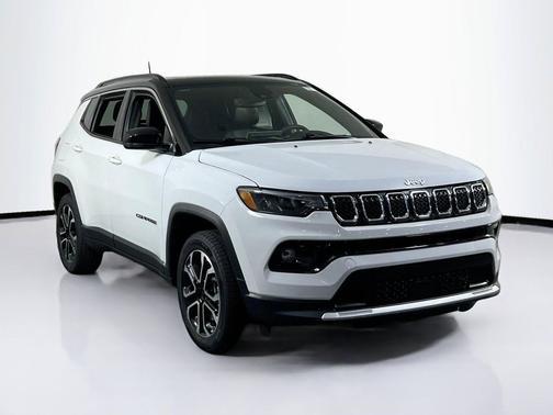 Bright White Clearcoat 2023 Jeep Compass Limited