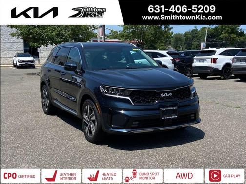 Gravity Blue 2023 Kia Sorento Hybrid EX
