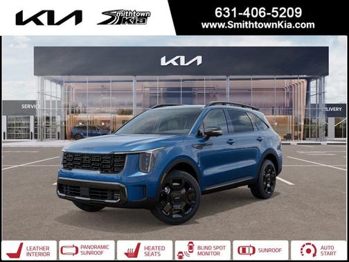 Mineral Blue 2026 Kia Sorento Hybrid X-LINE SX PRESTIGE