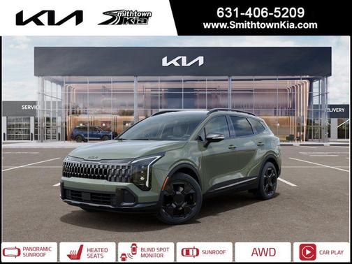 Jungle Green 2026 Kia Sportage Plug-In Hybrid X-Line SUV