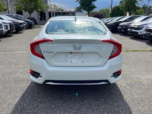 White 2020 Honda Civic EX