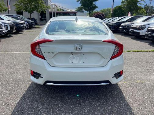 White 2020 Honda Civic EX