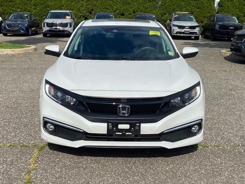 White 2020 Honda Civic EX