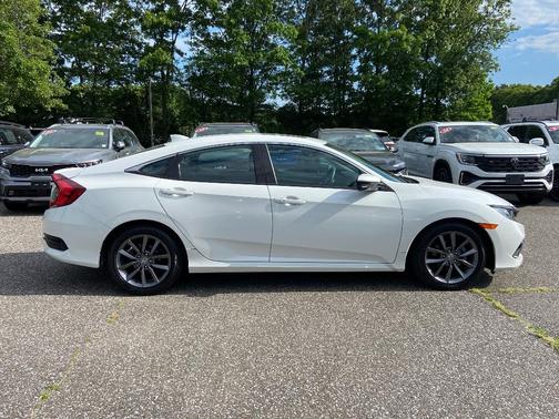 White 2020 Honda Civic EX