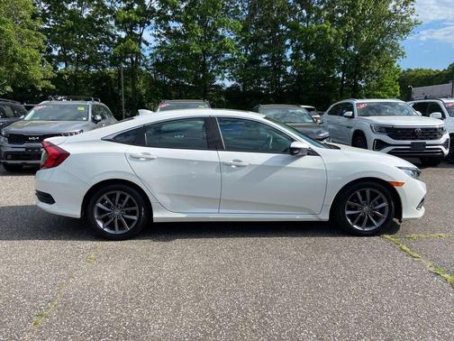White 2020 Honda Civic EX