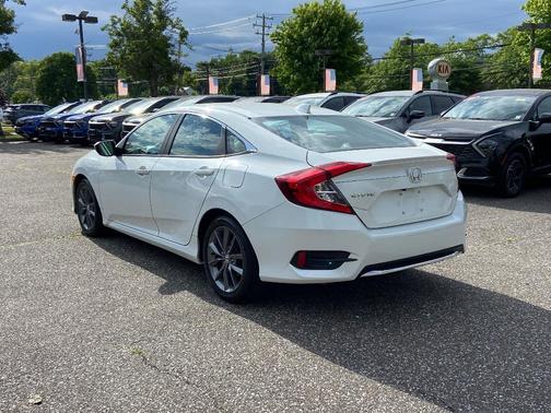 White 2020 Honda Civic EX