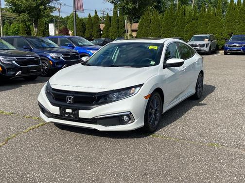 White 2020 Honda Civic EX
