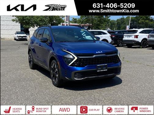 Sapphire Blue 2023 Kia Sportage X-Line