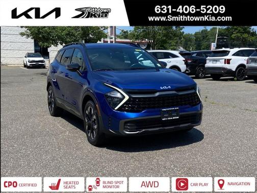Sapphire Blue 2023 Kia Sportage X-Line