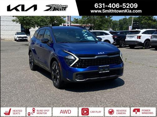 Sapphire Blue 2023 Kia Sportage X-Line