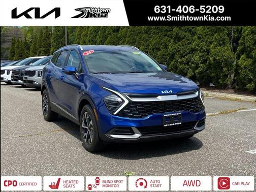 Sapphire Blue 2024 Kia Sportage EX